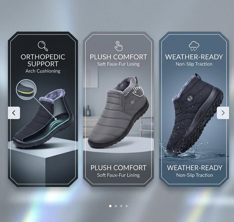 ORTHO-BJ™ | Comfort, warmth, and support with every step!