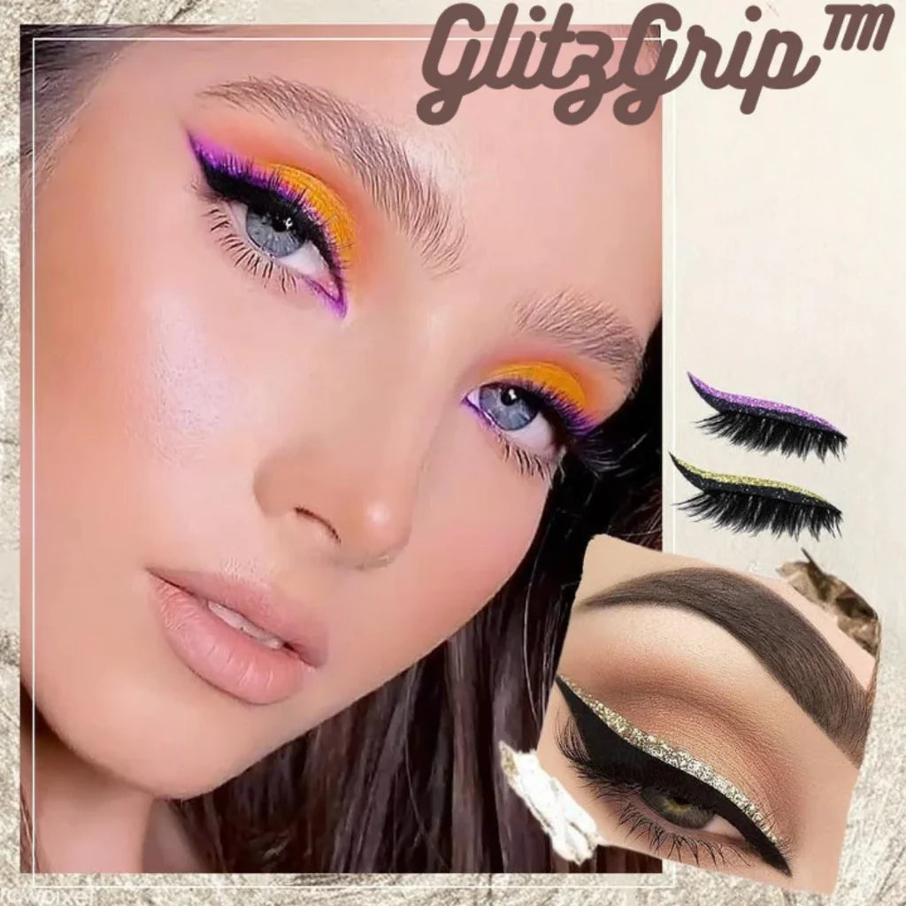 GlitzGrip™ - Reusable Eyeliner Stickers (8PCS)