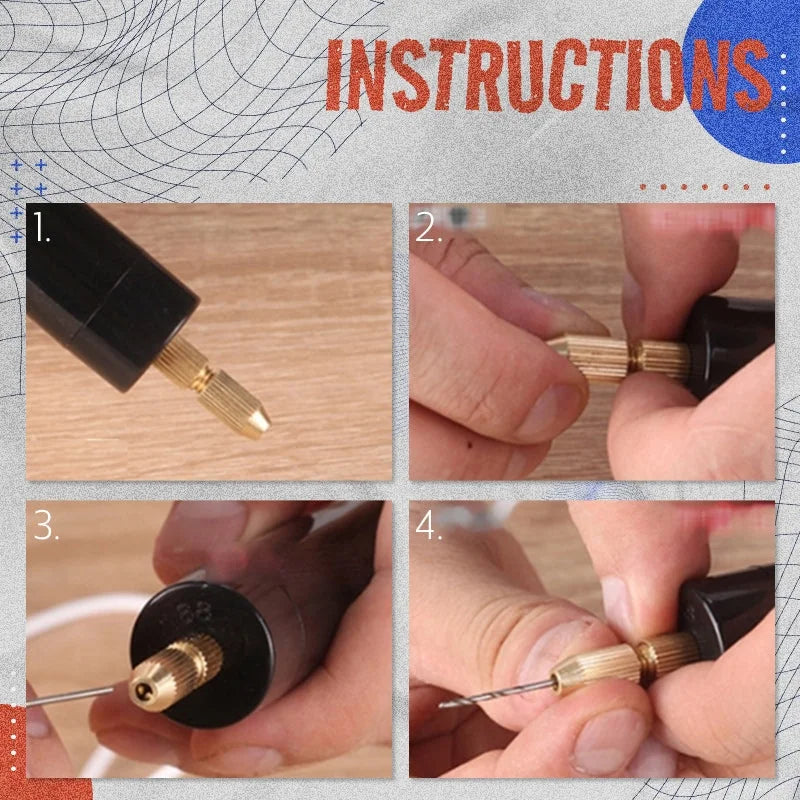 MiniDrill™ | Craft Tool For Wood Engraving!