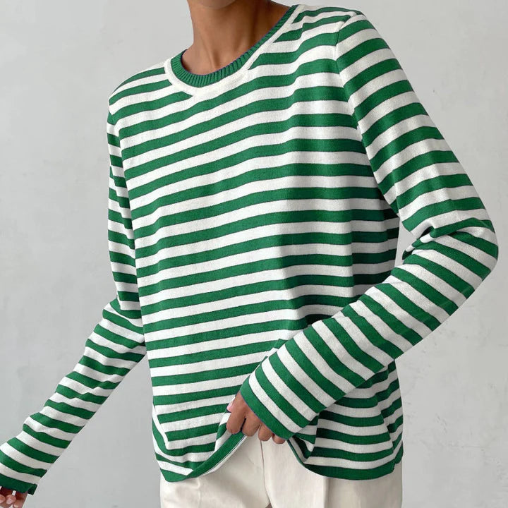 Ilya™ | Striped Long Sleeve Shirt - One Size
