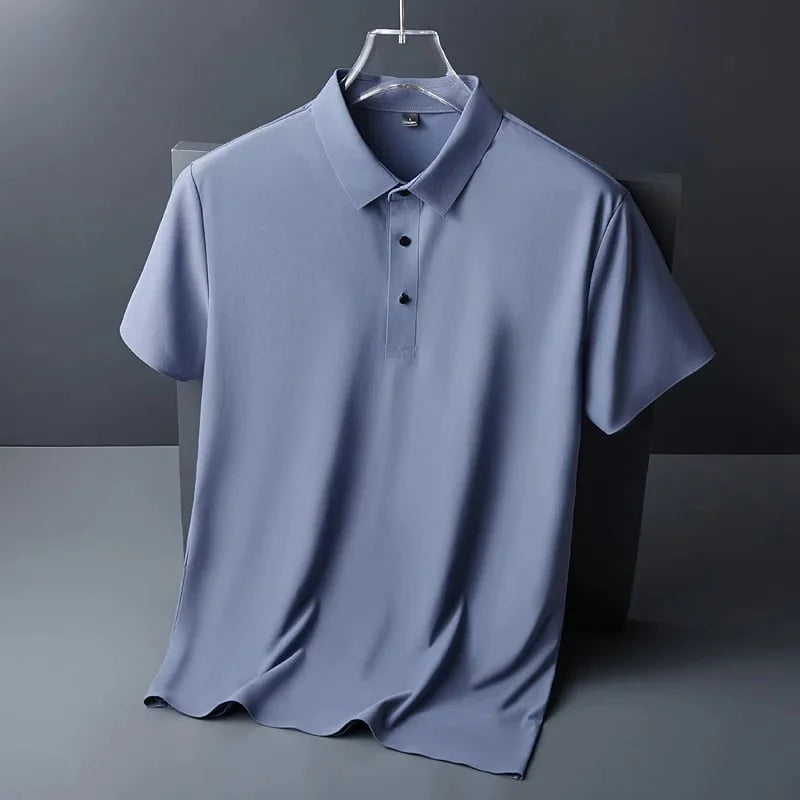 Ice Silk Shirt™ | Casual Slim Fit Polo Shirt!