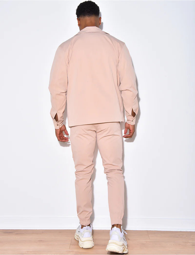 Two-piece Streetwear Full Cargo Set - UpLivings