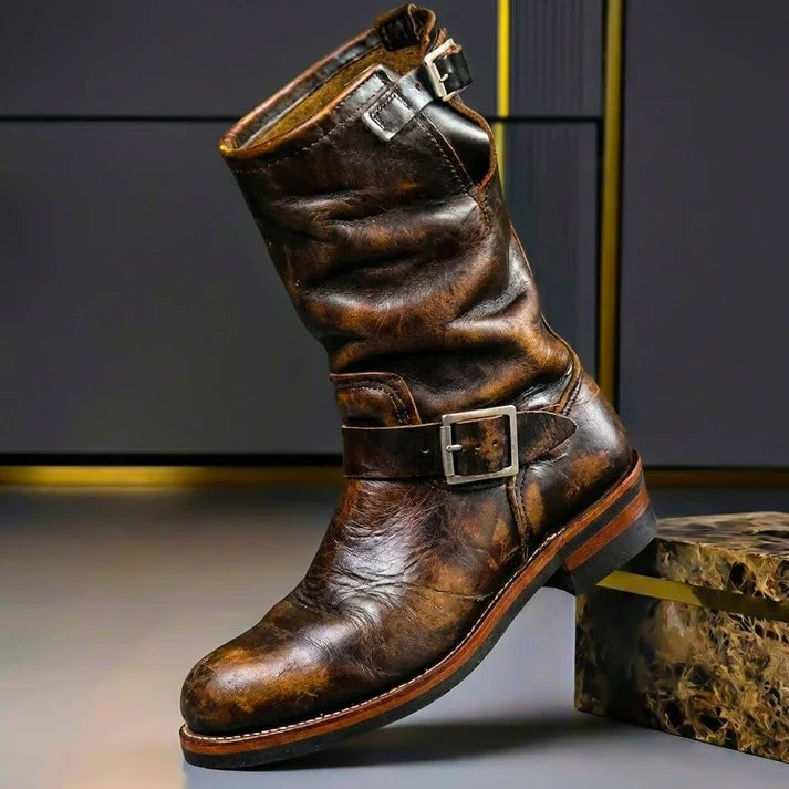 BANCROFT VINTAGE LEATHER MEN’S BOOTS