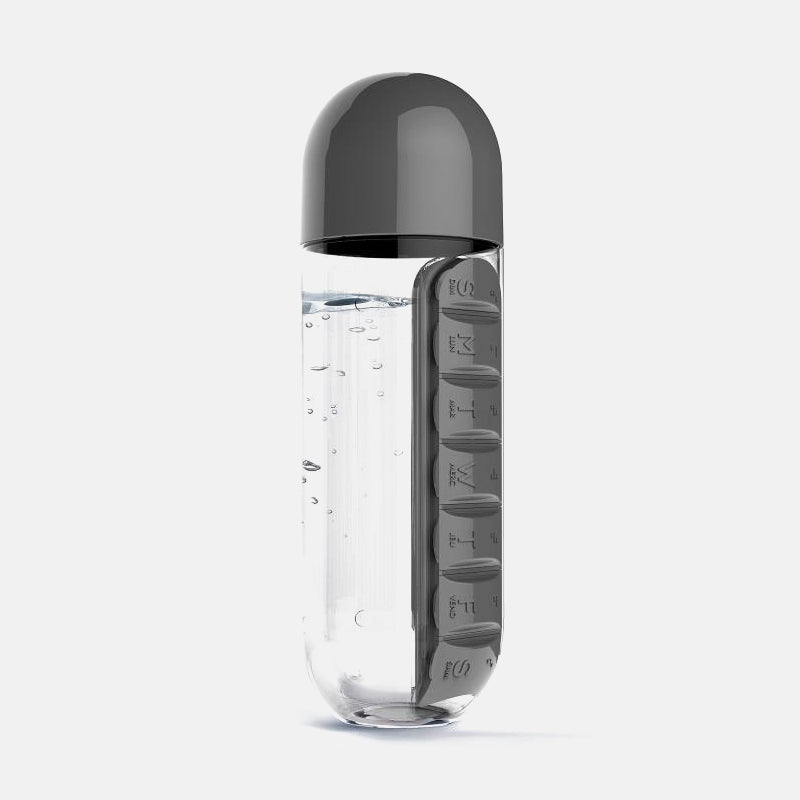 PillBoxBottle™ | Always have your medication & water available when needed!