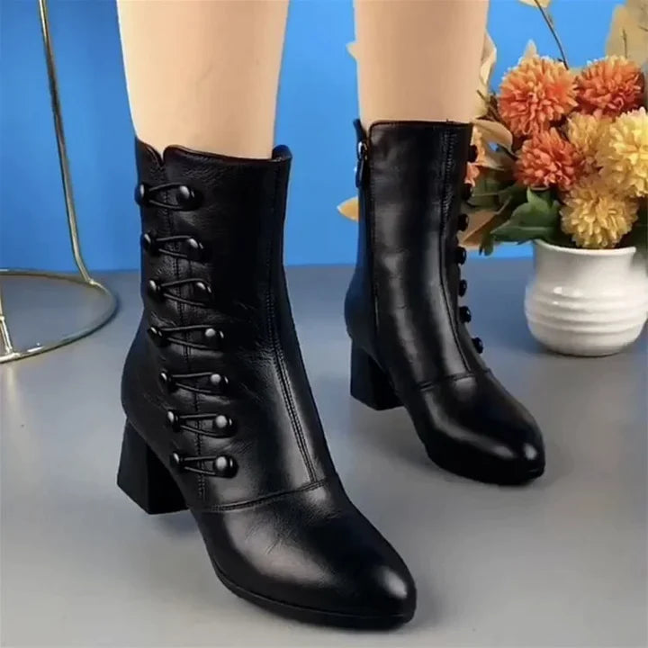 JolieChastain™ | Stylish Short Leather All Season Boots!