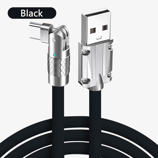RotationCable™ | 180° Rotating Unbreakable Fast Charging Cable! - UpLivings