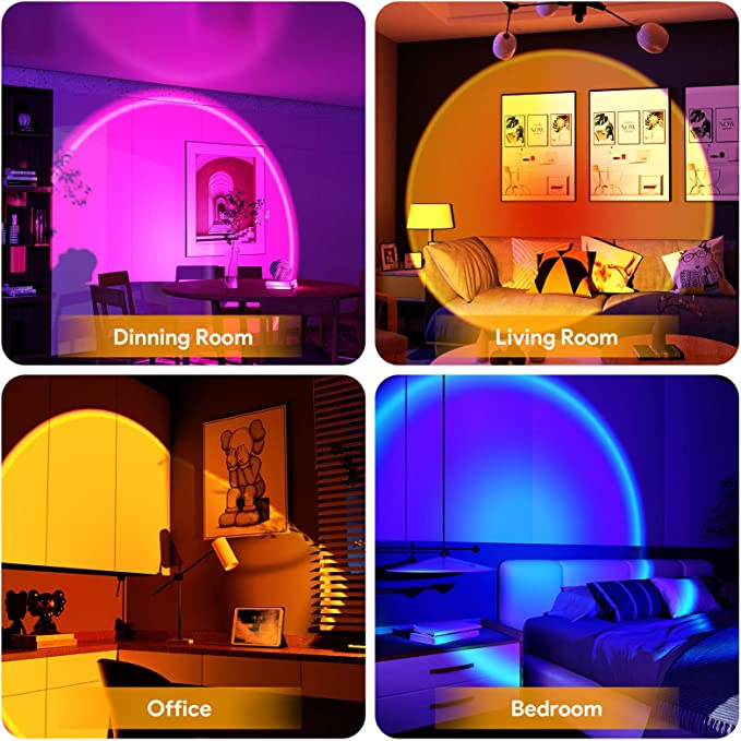 HappySunset™ | Sunset lamp with 16 different color modes! - UpLivings