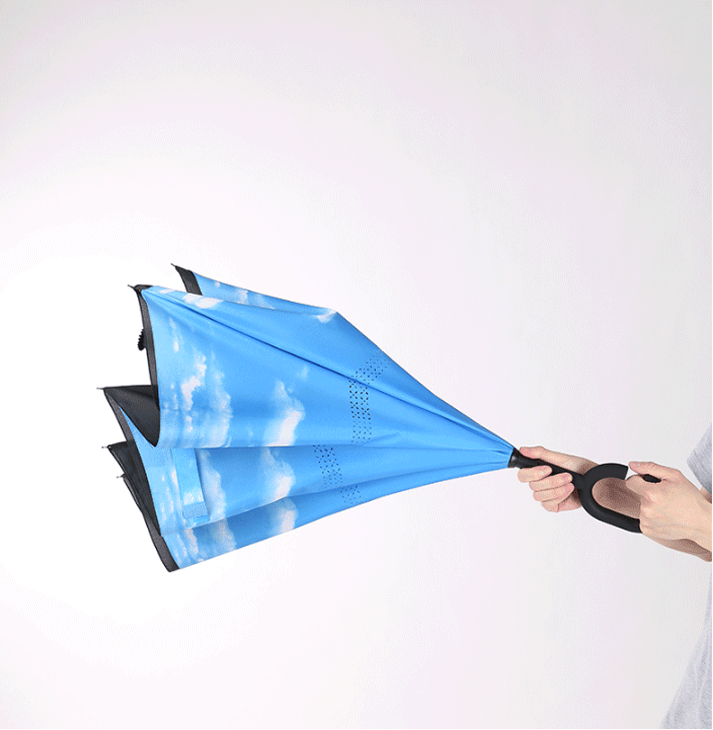 Inverted-Umbrella™ | Double layer inverted umbrella - UpLivings