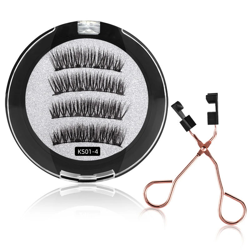 BeautyLashes™ | 3D Magnetic Eyelash Kit! (4PCS) - UpLivings