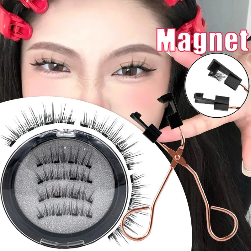 BeautyLashes™ | 3D Magnetic Eyelash Kit! (4PCS) - UpLivings