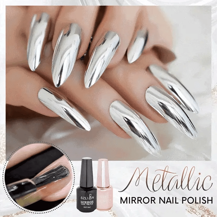 MetalGlam™️ | Metallic Mirror Nail Polish! (2 PCS)