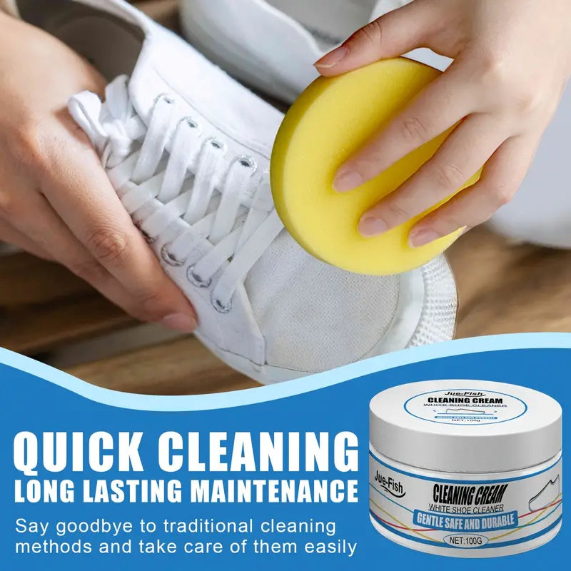 White Cleaning Cream for Shoes