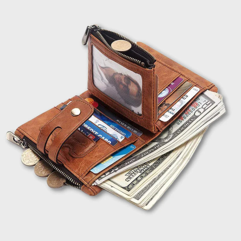 RetroWallet™ | Retro RFID Leather Wallet! - UpLivings