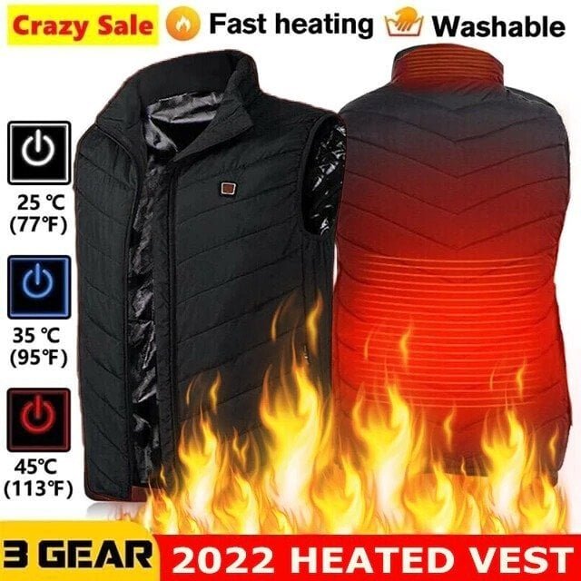 HeatVest™ | Heats your body up to 45 degrees! - UpLivings