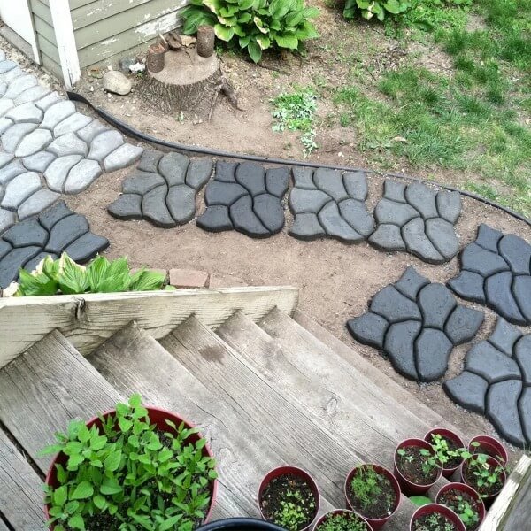 DIY-Paver™ | Reusable Garden Path Template! - UpLivings