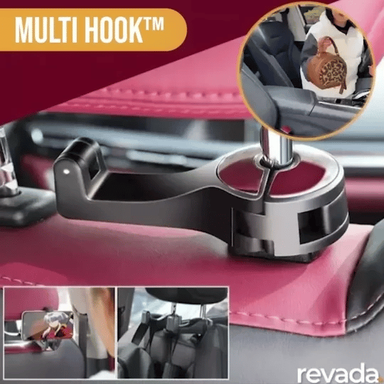 MultiHook™ | Universal Deluxe Multifunctional Headrest Hook (2PCS) - UpLivings