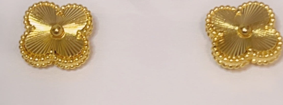 Amber Clover Luxe Set™ | 18K Agate Flower Bracelet!