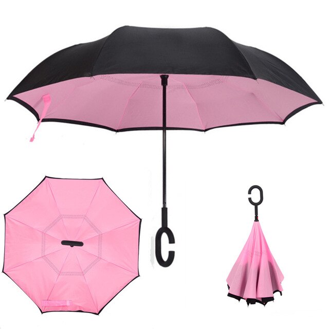 Inverted-Umbrella™ | Double layer inverted umbrella - UpLivings
