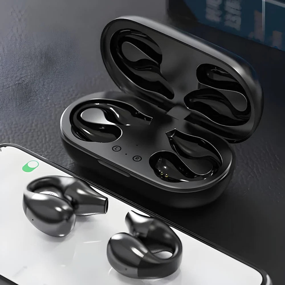 EarClips™ | Waterproof Bluetooth Wireless Conductive Headphones! - UpLivings